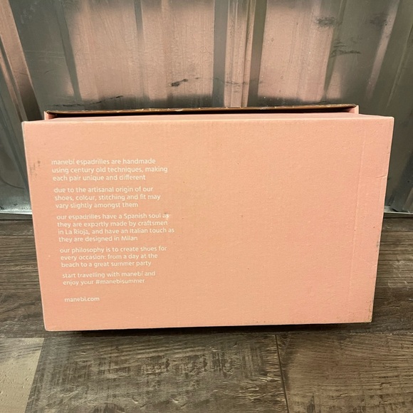 Brand New Manebi Bandana Espadrilles! Size 7 - Picture 7 of 7